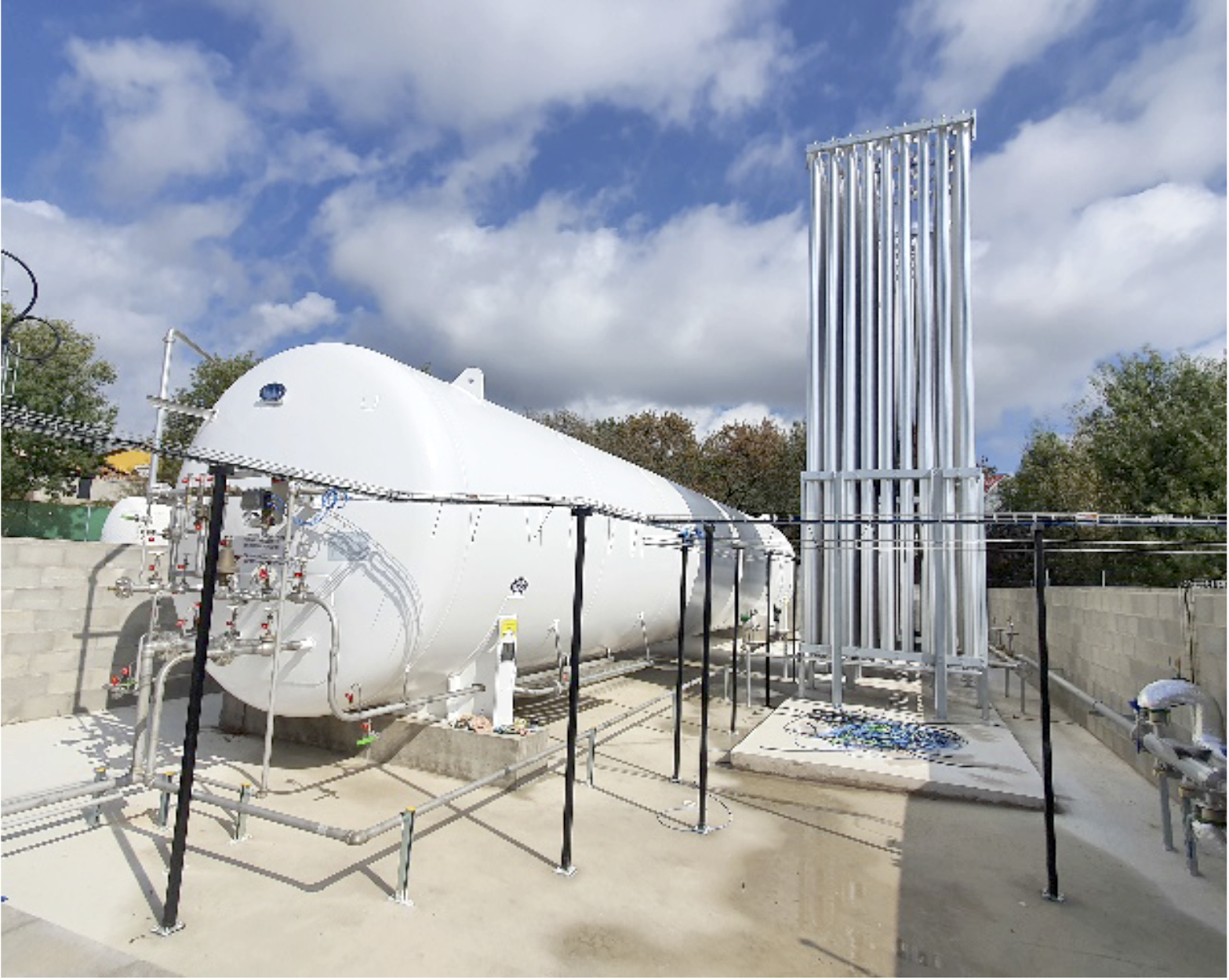 New LNG plant installed in Miraflores de la Sierra
